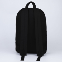 Рюкзак школьный текстильный &laquo;Горы&raquo;, 46х30х10 см, вертикальный карман, цвет чёрный