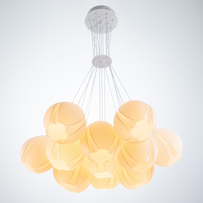 Светильник BayerLux "Бутоны" 13хЕ14 15Вт  белый 60х60х18-120см