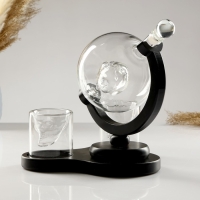 Мини-Бар Череп, на подставке, штоф - 850 мл, бокалы - 80 мл, 23,5 х 26,5 х 24 см Мини-Бар Череп, на подставке, штоф - 850 мл, бокалы - 80 мл, 23,5 х 26,5 х 24 см