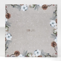 Коробка подарочная &laquo;Новогодняя акварель&raquo;, 28,2 х 28,2 х 15 см, Новый год