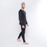 Термобелье (фуфайка, кальсоны) мужское НАЧЕС, цвет антрацит,  р-р 48-50