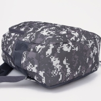 Рюкзак туристический, 16 л, отдел на молнии, 3 наружных кармана, &laquo;ЗФТС&raquo;, цвет серый/камуфляж