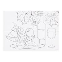 Раскраска акварелью с красками «Акварельные сюжеты», А4 Раскраска акварелью с красками «Акварельные сюжеты», А4