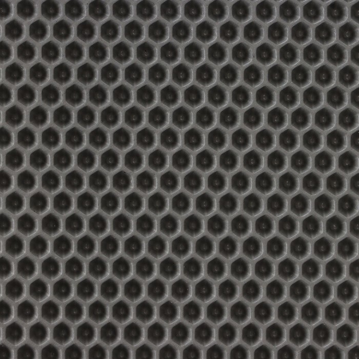 Коврик Grand Caratt, EVA, Соты, универсальный, 140 х 66 см, серый