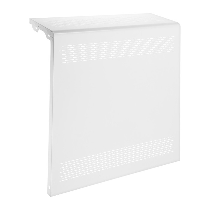 Экран на чугунный радиатор ZEIN Delta-max, 590х610х160 мм, 6 секций, металлический, белый Экран на чугунный радиатор ZEIN Delta-max, 590х610х160 мм, 6 секций, металлический, белый