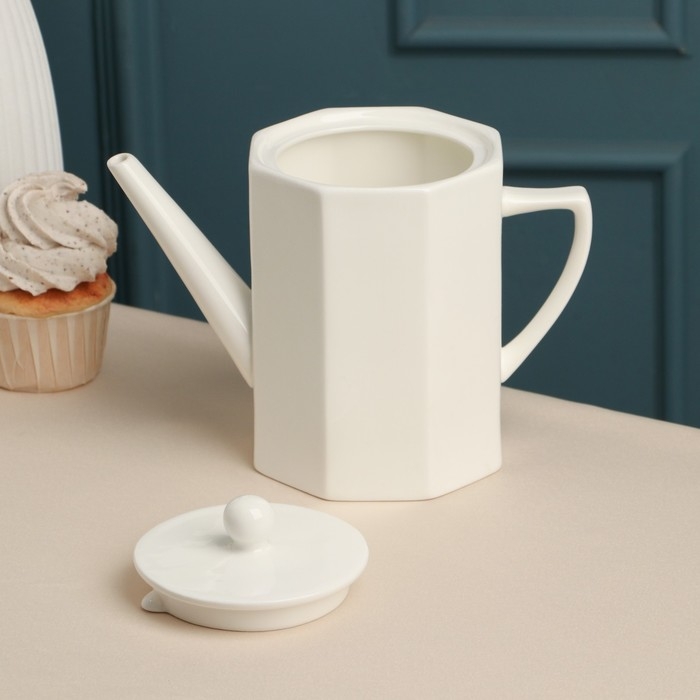 Заварочный чайник фарфоровый Barista, 750 мл, белый Заварочный чайник фарфоровый Barista, 750 мл, белый