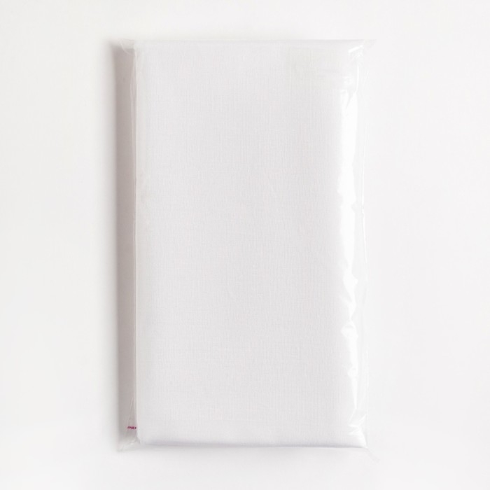 Наволочка Этель 50х70 см, цвет белый, 100% хлопок, бязь отбеленная, 120 гр/м2