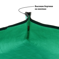 Поддон для рассады, 50 × 50 см, складной, зелёный, Greengo Поддон для рассады, 50 × 50 см, складной, зелёный, Greengo