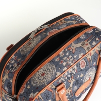 Сумка дорожная женская, 2 отдела на молниях, длинный ремень, цвет разноцветный Сумка дорожная женская, 2 отдела на молниях, длинный ремень, цвет разноцветный