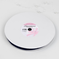 Лента бархатная, 10 мм, 18 ± 1 м, цвет синий №47 Лента бархатная, 10 мм, 18 ± 1 м, цвет синий №47