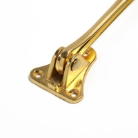 Фиксатор дверной LOCKLAND, "козья ножка", цвет золото Фиксатор дверной LOCKLAND, "козья ножка", цвет золото