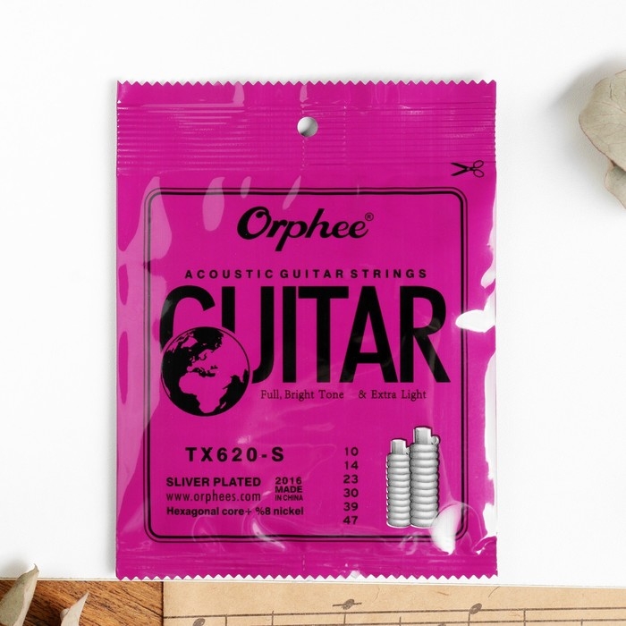 Струны для акустической гитары Orphee TX620S, 010-047 Струны для акустической гитары Orphee TX620S, 010-047
