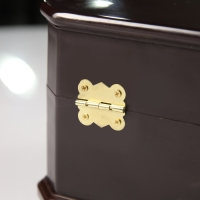 Светодиодная фигура &laquo;Дед Мороз на поезде&raquo; 31.5 &times; 18 &times; 18 см, полистоун, батарейки ААх3 (не в комплекте), USB, свечение тёплое белое