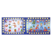 250 новогодних наклеек &laquo;Снеговик&raquo;