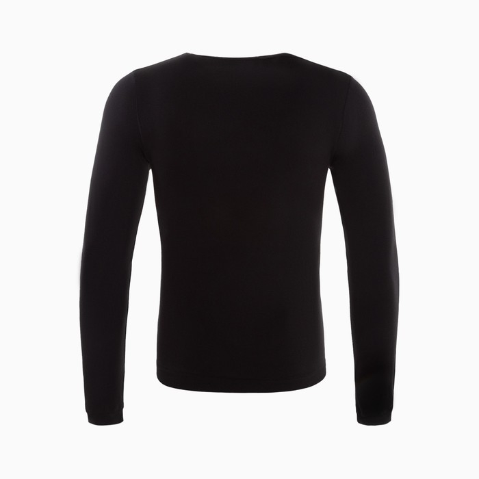 Термобельё мужское (лонгслив), цвет чёрный, размер 46-48