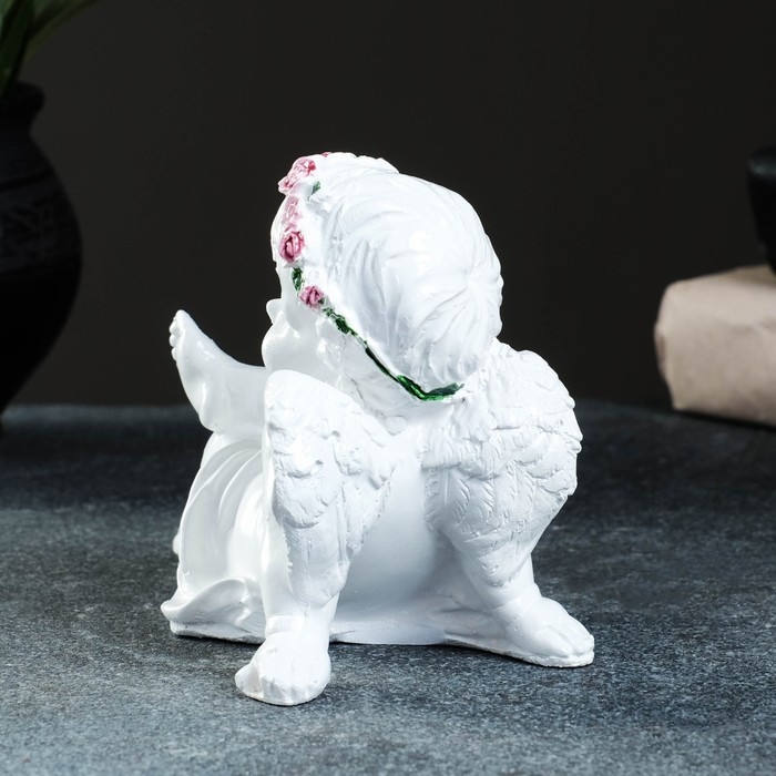 Фигура Фигура "Ангел нога на ногу" 10х13см