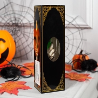 Светодиодная фигура &laquo;Свеча зелёная&raquo; 6 &times; 16 &times; 6 см, пластик, батарейки AG13х3 (в комплекте), свечение тёплое белое