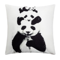 Наволочка декоративная Этель &laquo;Пандочки&raquo; 40 х 40 см, велюр