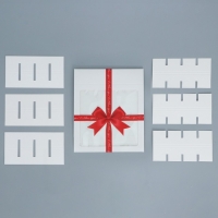 Коробка под 16 конфет с ячейками &laquo;Красивый новый год&raquo; 17.7 х 17.7 х 3.8 см, Новый год