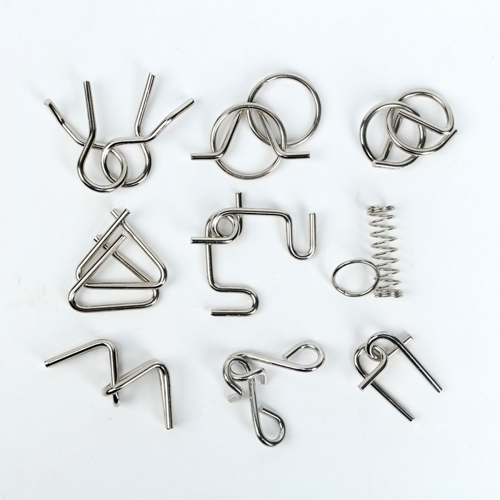 Набор металлических головоломок &laquo;Умные гвозди&raquo;