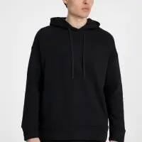 Худи унисекс H2, черное, размер XS/S