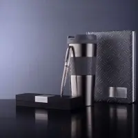 Термостакан Hard Work, вакуумный, серебристый