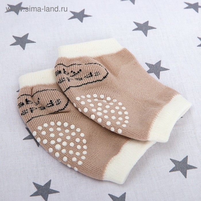 Наколенники для ползания защитные, набор 2 шт., цвет МИКС бежевый/розовый, от 6 мес., Крошка Я Наколенники для ползания защитные, набор 2 шт., цвет МИКС бежевый/розовый, от 6 мес., Крошка Я