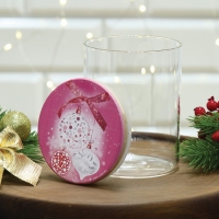 Новый год. Банка для хранения &laquo;Розовая сказка&raquo;, 450 мл