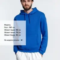 Худи унисекс Phoenix, ярко-синее, размер L