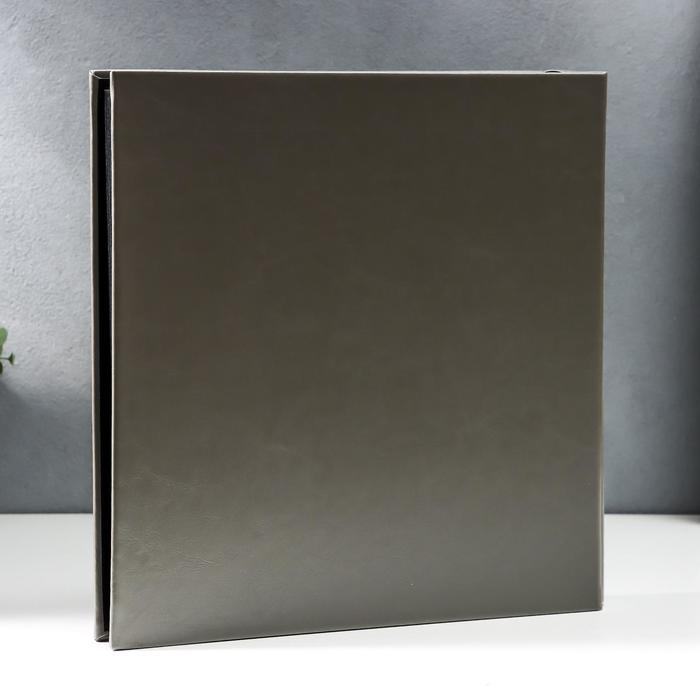 Фотоальбом на 600 фото 10х15 "Деревце" кожзам, серый