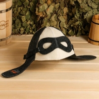 Шапка банная пилота "Пар крепче настроение выше" Шапка банная пилота "Пар крепче настроение выше"