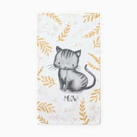 Полотенце кухонные Доляна "Meow" 35х60 см, 100% хл, 160г/м2 Полотенце кухонные Доляна "Meow" 35х60 см, 100% хл, 160г/м2