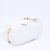 Сумка кросс-боди на молнии, цвет белый