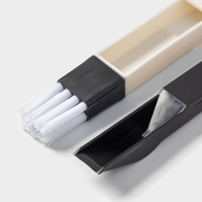 Щётки для оконных рам и труднодоступных мест, 5 сменных насадок, 13,5×8,2 см Щётки для оконных рам и труднодоступных мест, 5 сменных насадок, 13,5×8,2 см