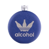 Фляжка для алкоголя Alcohol, нержавеющая сталь, круглая, подарочная, 150 мл Фляжка для алкоголя Alcohol, нержавеющая сталь, круглая, подарочная, 150 мл