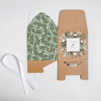 Коробка подарочная новогодняя складная «Волшебство», 12 х 12 х 12 см, Новый год Коробка подарочная новогодняя складная «Волшебство», 12 х 12 х 12 см, Новый год