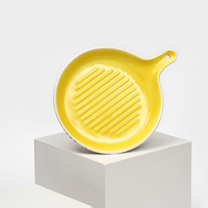 Форма для запекания керамическая «Классика», жёлтая, 1 сорт, Иран Форма для запекания керамическая «Классика», жёлтая, 1 сорт, Иран