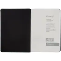 Ежедневник Alanis, недатированный, черный c бирюзовым Ежедневник Alanis, недатированный, черный c бирюзовым