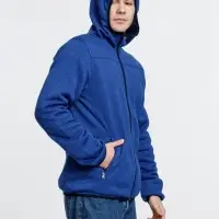 Куртка с капюшоном унисекс Gotland, синяя, размер S