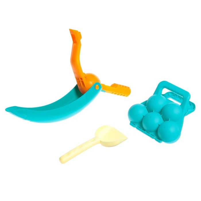 Игровой набор &laquo;Играем в снежки&raquo;, 3 предмета, цвета МИКС