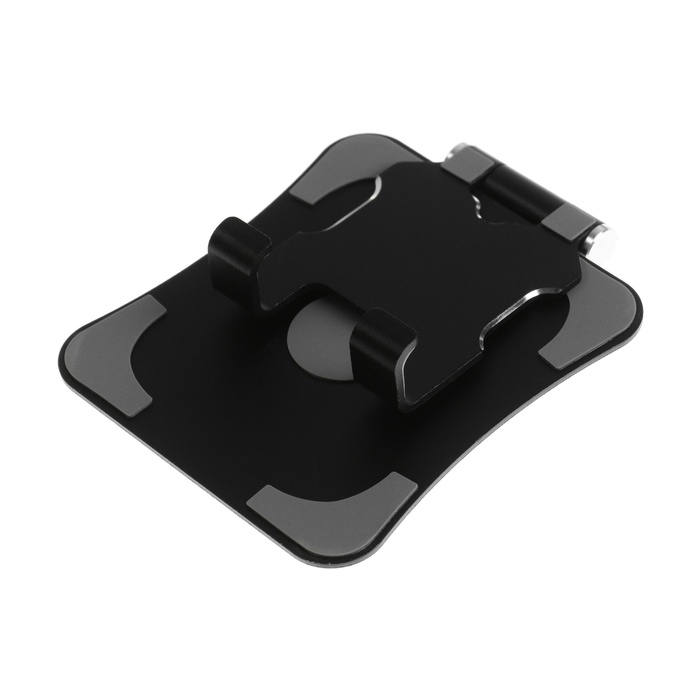 Подставка для телефона, регулируемая, складная, поворот на 360°, металл, чёрная Подставка для телефона, регулируемая, складная, поворот на 360°, металл, чёрная