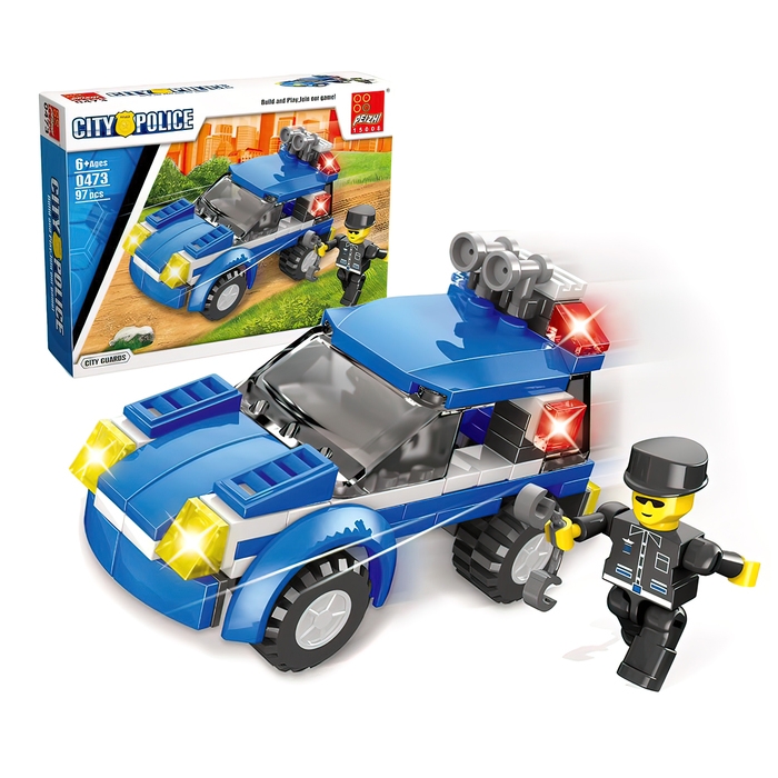 Конструктор «Городской патруль», 97 деталей Конструктор «Городской патруль», 97 деталей