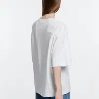 Футболка оверсайз унисекс Base Space, белая, размер XS/S Футболка оверсайз унисекс Base Space, белая, размер XS/S