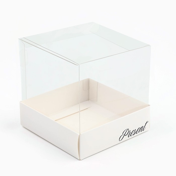 Коробка для кондитерских изделий Present, 10 х 10 х 10 см Коробка для кондитерских изделий Present, 10 х 10 х 10 см