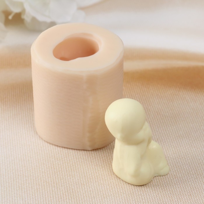 Молд силиконовый Молд силиконовый "Маленький Будда 2" 2,5х2,5х4 см