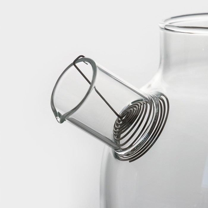 Набор чайный стеклянный BellaTenero &laquo;Эко&raquo;, 5 предметов: чайник 900 мл, 4 кружки 350 мл