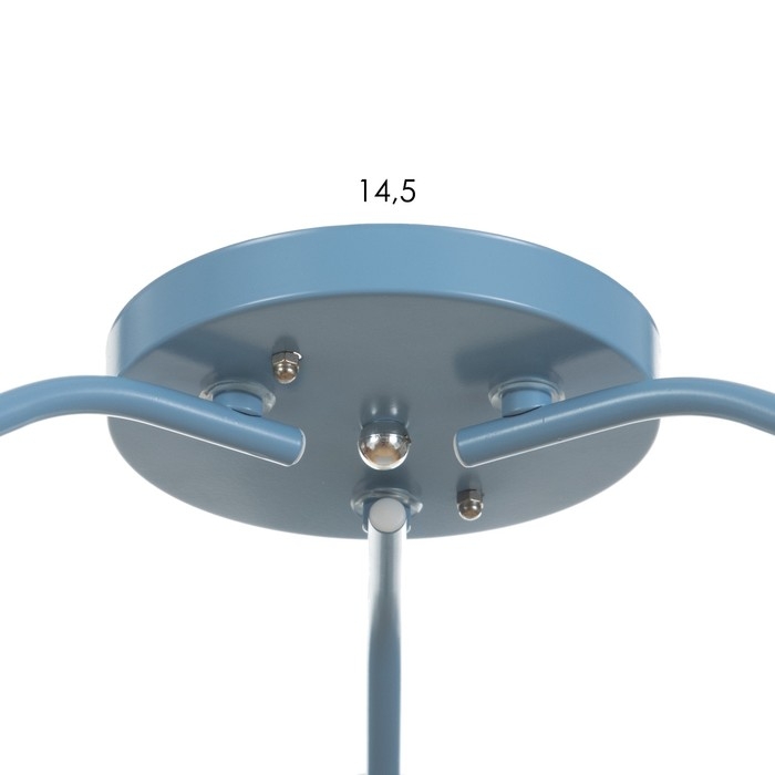 Люстра Люстра "Онлайн" (цил.) 3х15Вт Е27 МОДЕЛЬ:BR 00278 голубой 50х50х15см