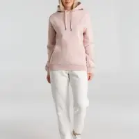 Толстовка с капюшоном унисекс King, розовая, размер XS