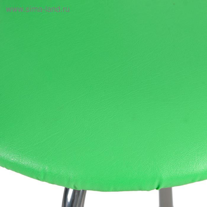 Стул "Белла"  салатовый/хром