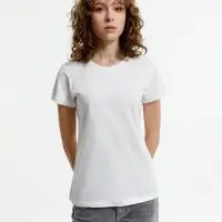 Футболка женская T-bolka Lady, белая (белоснежная), размер XXL Футболка женская T-bolka Lady, белая (белоснежная), размер XXL